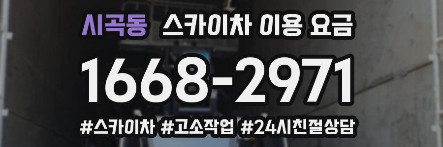 시곡동 스카이차 이용 요금