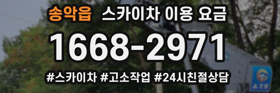 송악읍 스카이차 이용 요금
