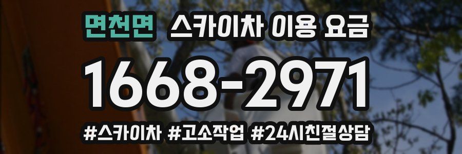 면천면 스카이차 이용 요금