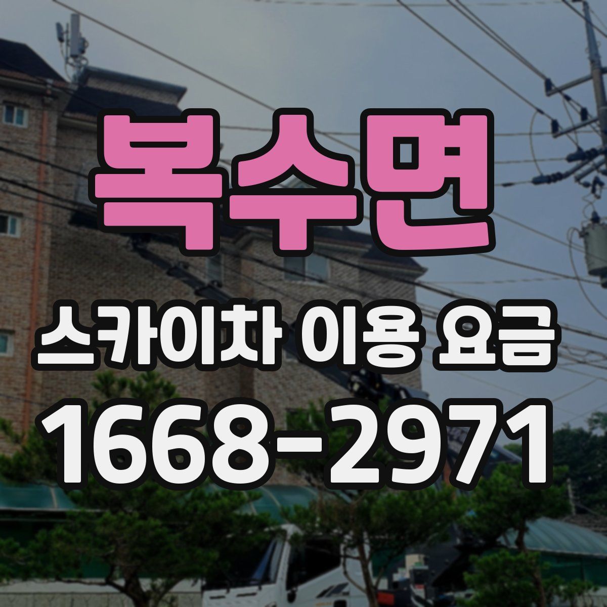 복수면 스카이차 이용 요금