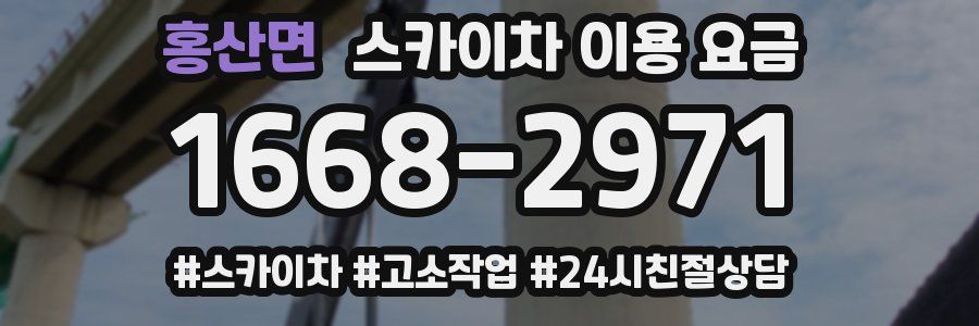 홍산면 스카이차 이용 요금