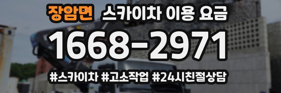 장암면 스카이차 이용 요금