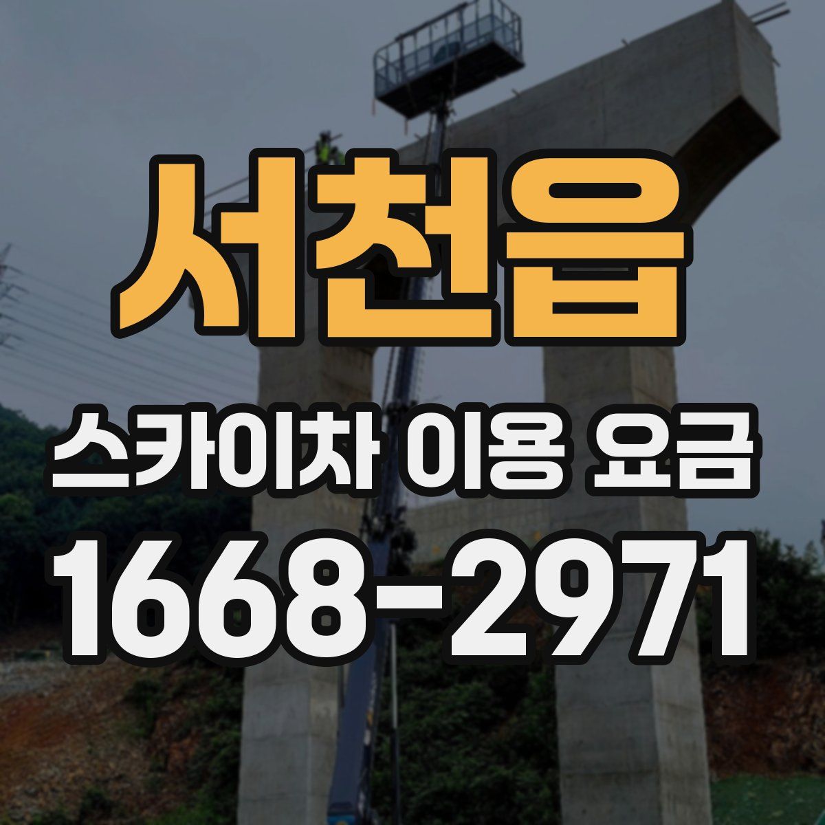 서천읍 스카이차 이용 요금