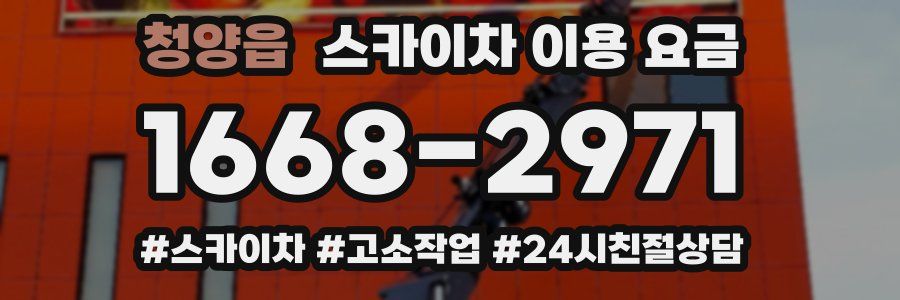 청양읍 스카이차 이용 요금