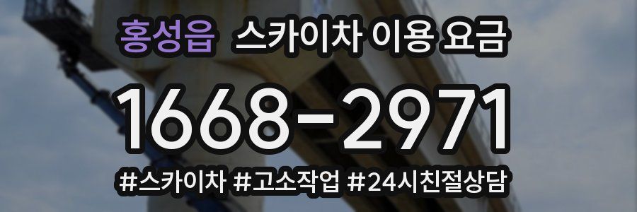 홍성읍 스카이차 이용 요금