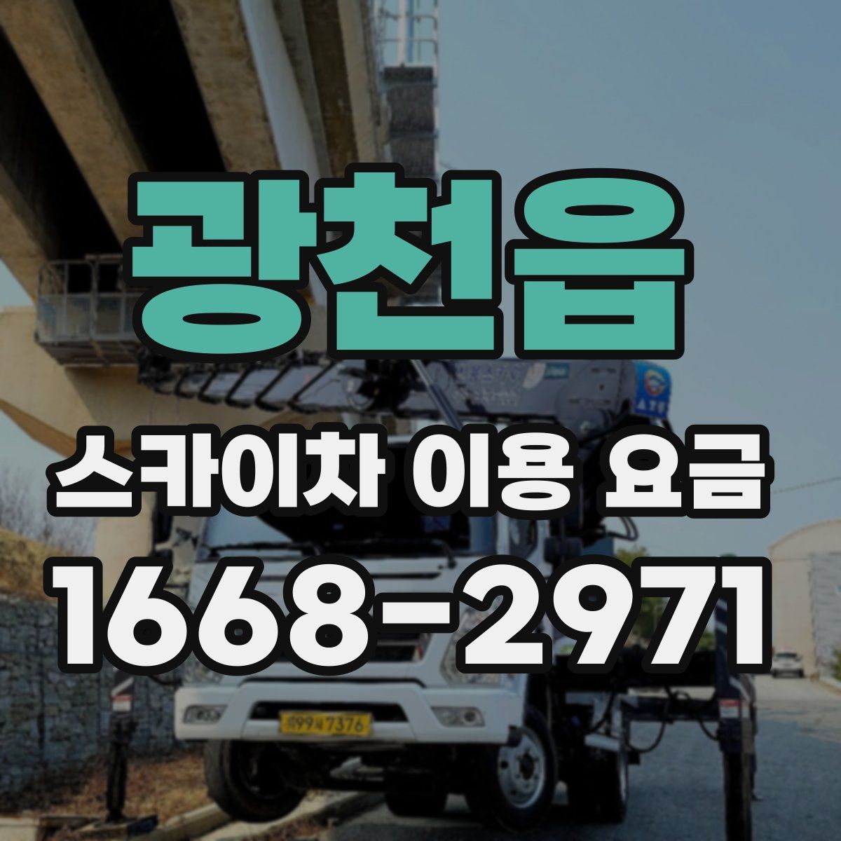 광천읍 스카이차 이용 요금