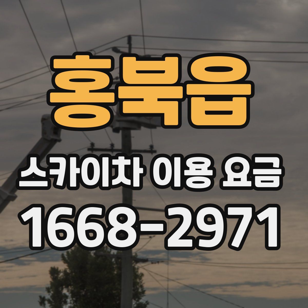 홍북읍 스카이차 이용 요금