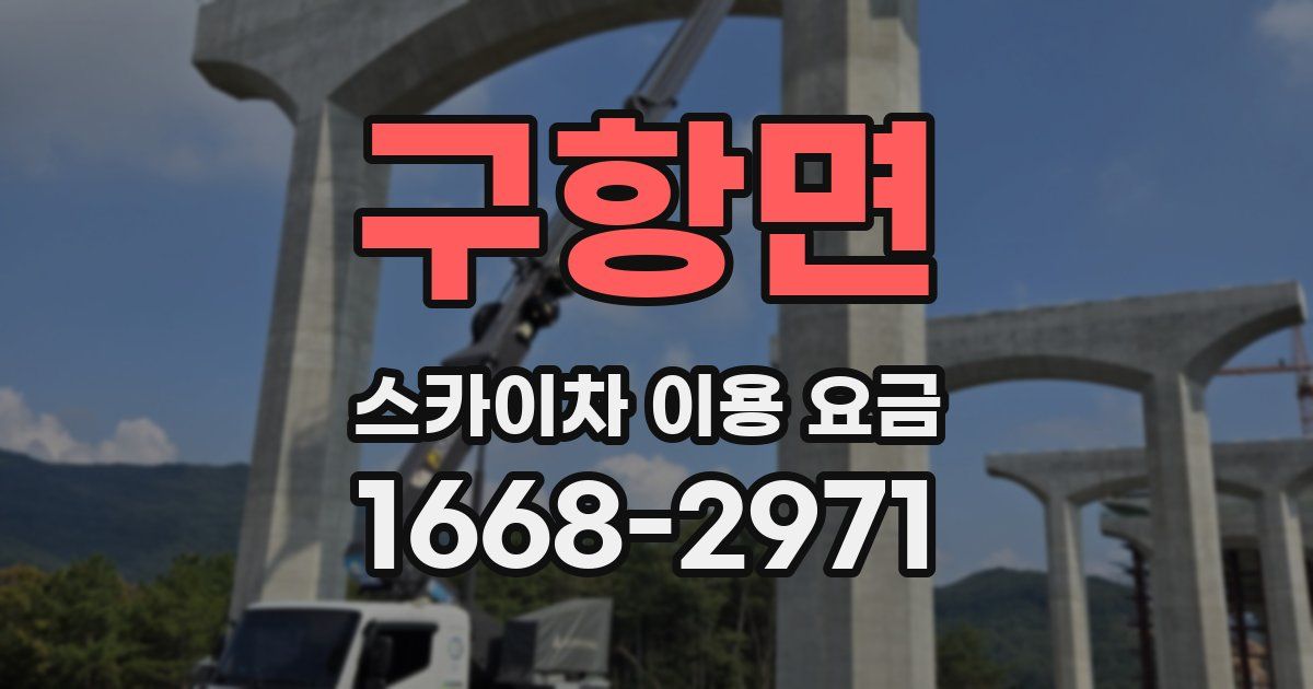 구항면 스카이차 이용 요금