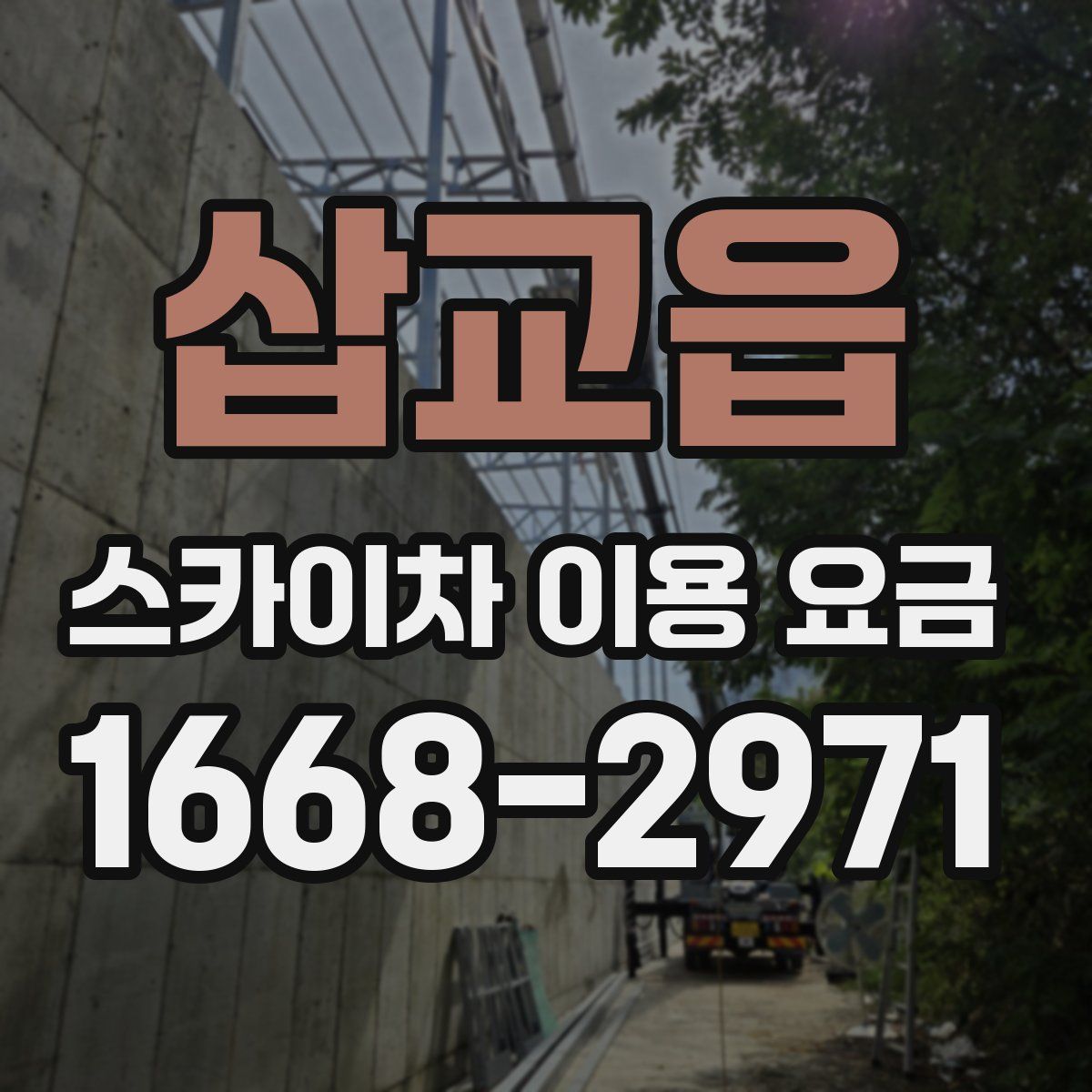 삽교읍 스카이차 이용 요금