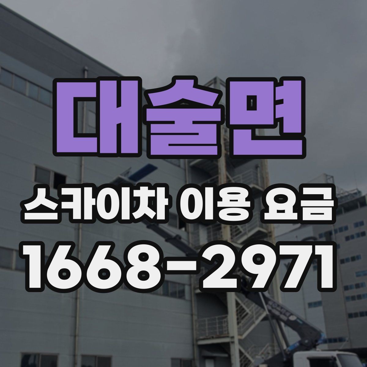 대술면 스카이차 이용 요금 알아볼 때 업체마다 다른 점