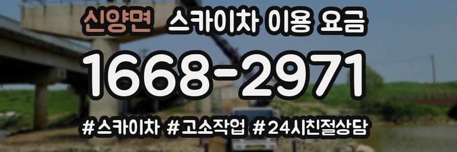신양면 스카이차 이용 요금