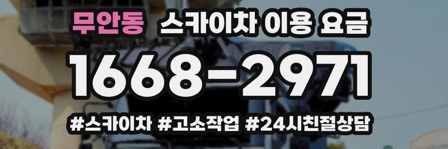 무안동 스카이차 이용 요금