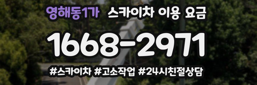 영해동1가 스카이차 이용 요금