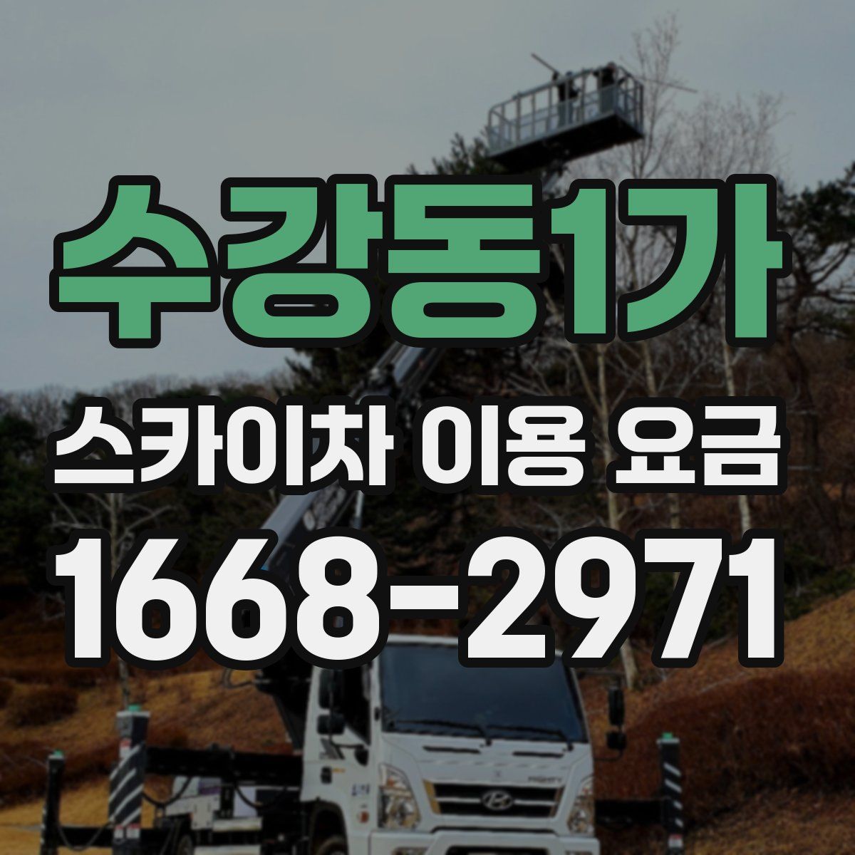 수강동1가 스카이차 이용 요금
