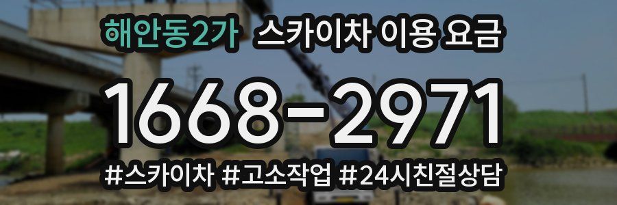 해안동2가 스카이차 이용 요금