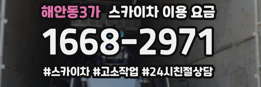 해안동3가 스카이차 이용 요금