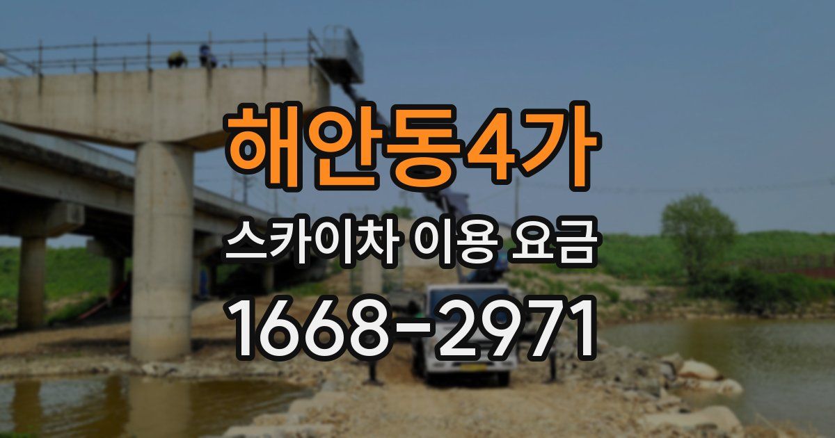 해안동4가 스카이차 이용 요금