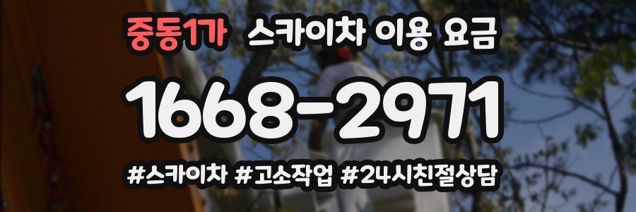 중동1가 스카이차 이용 요금