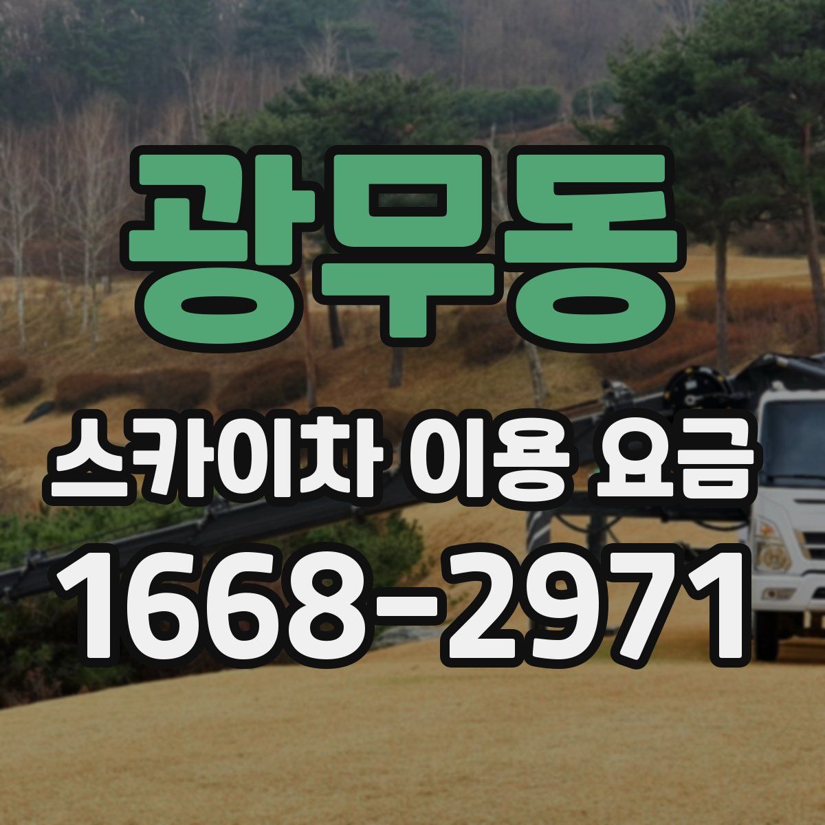광무동 스카이차 이용 요금