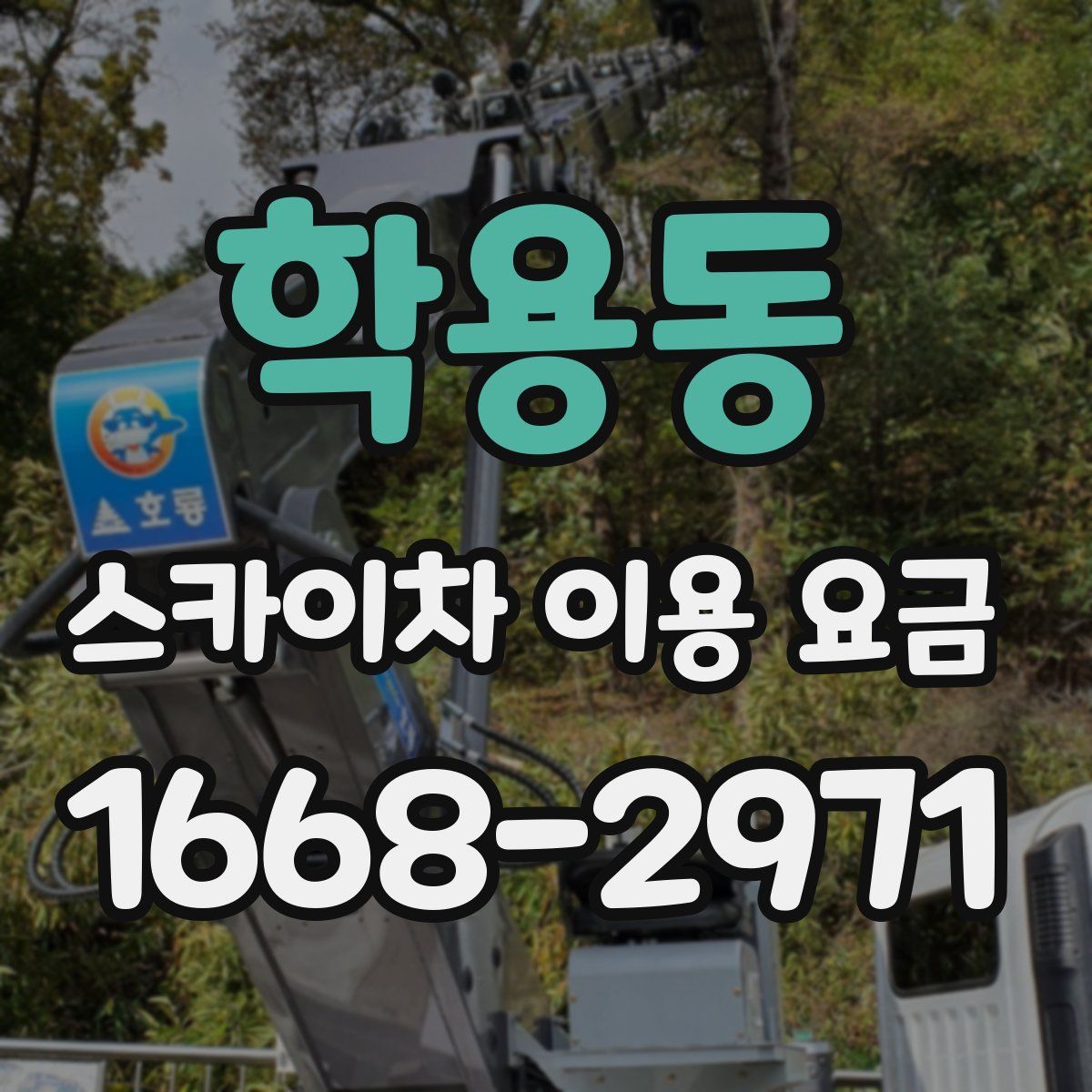 학용동 스카이차 이용 요금