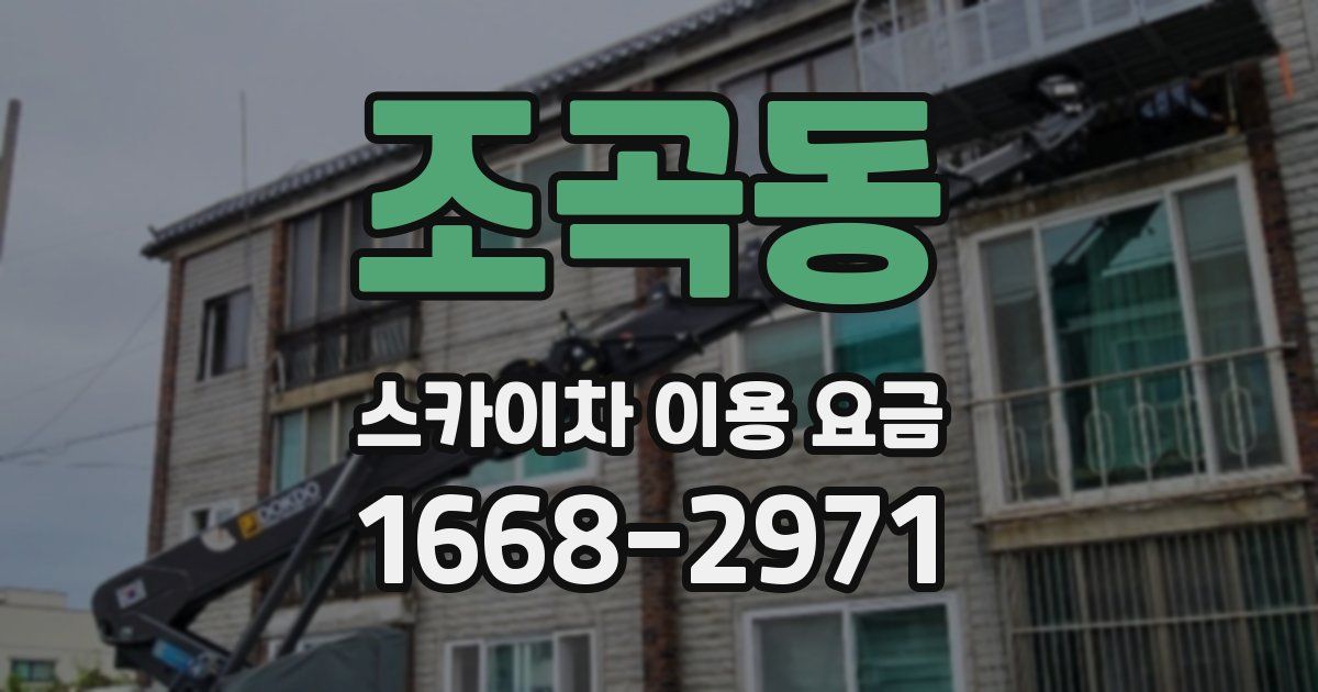 조곡동 스카이차 이용 요금