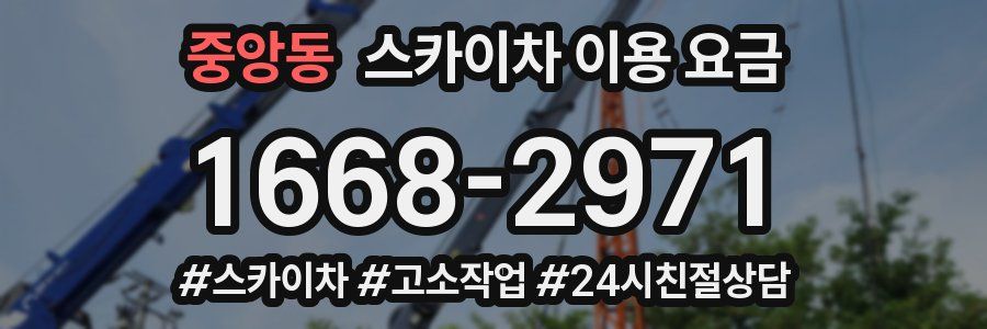 중앙동 스카이차 이용 요금