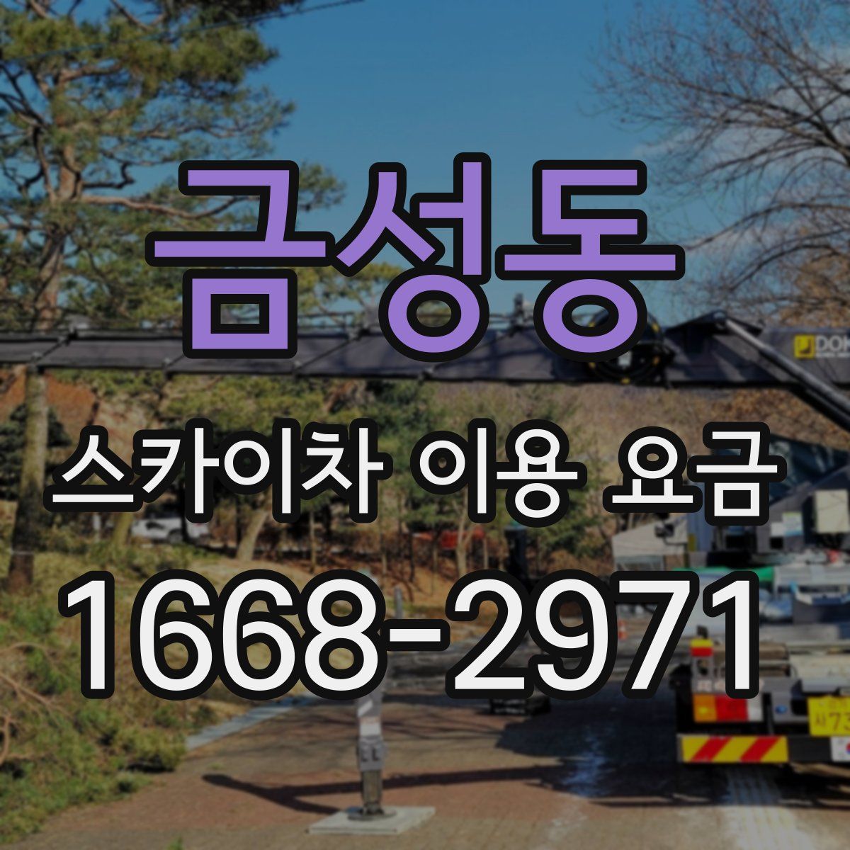 금성동 스카이차 이용 요금