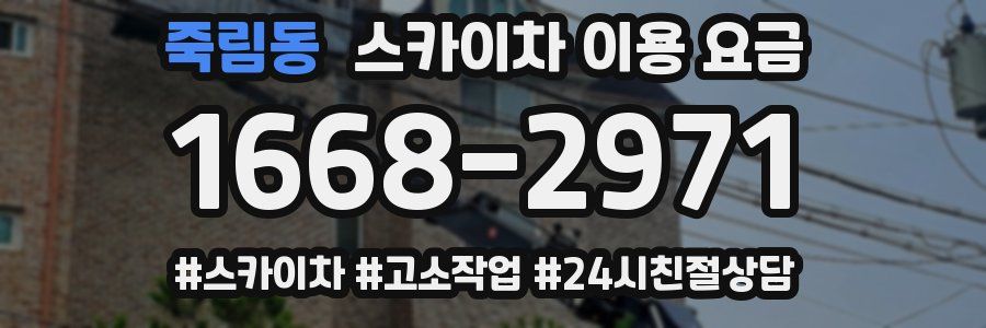 죽림동 스카이차 이용 요금