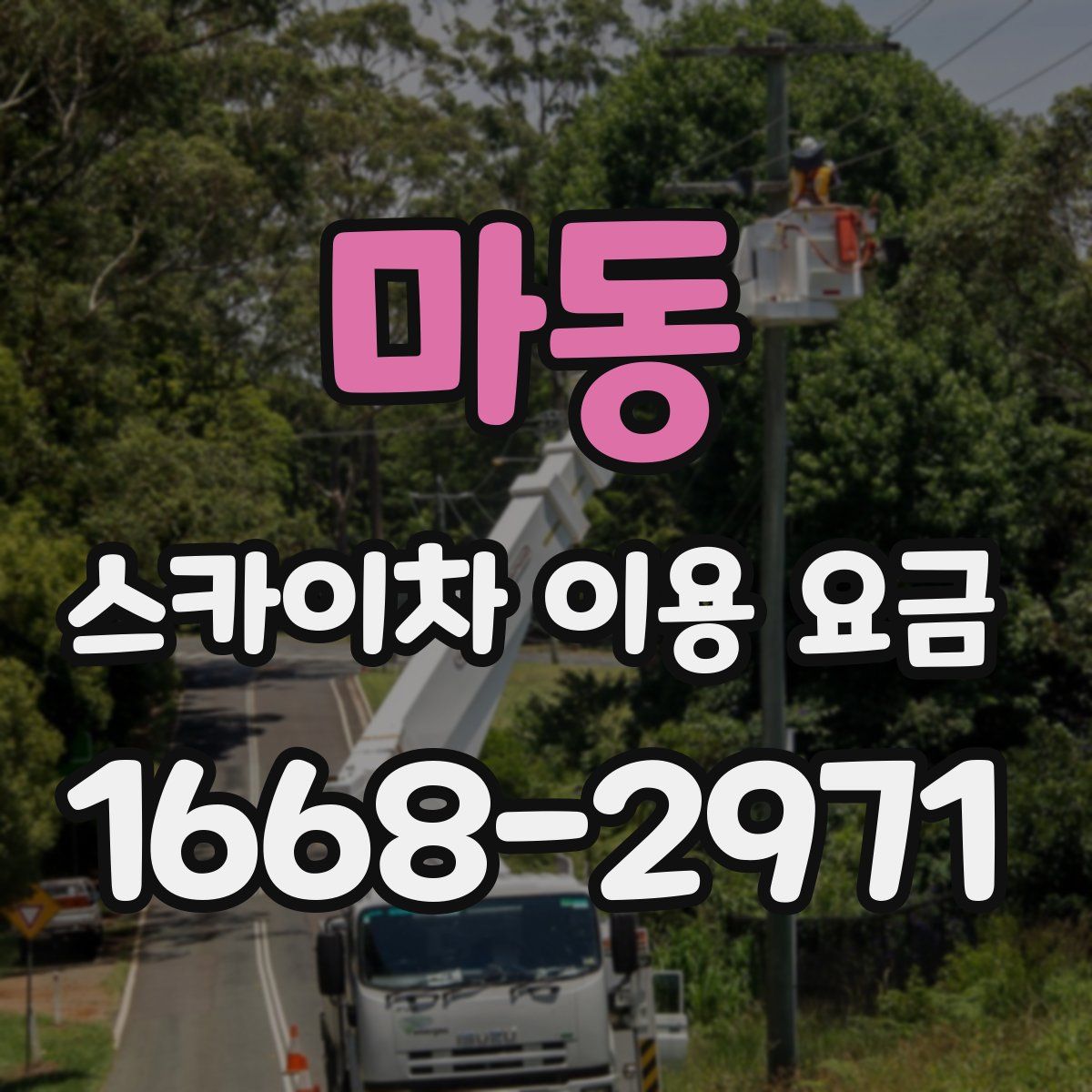 마동 스카이차 이용 요금