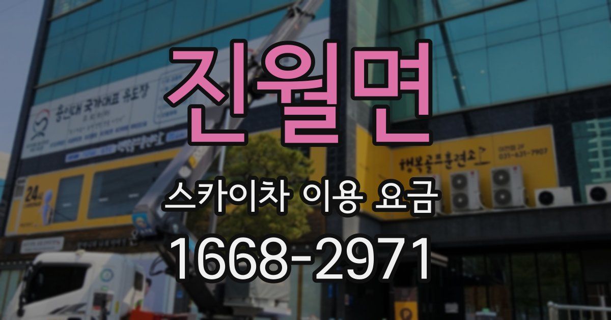 진월면 스카이차 이용 요금
