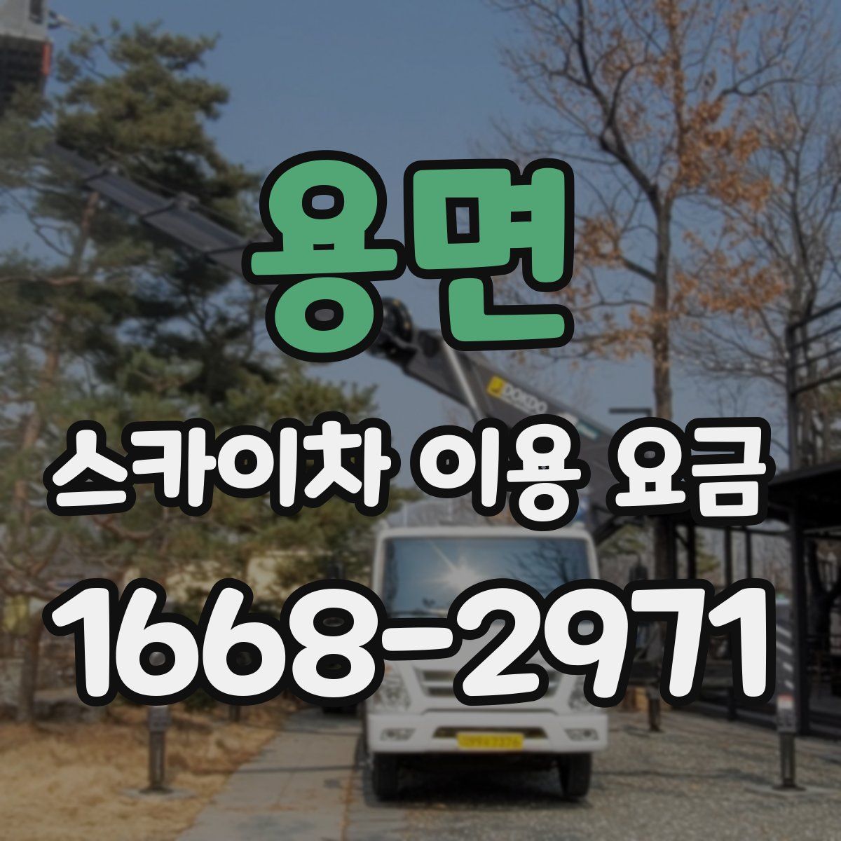 용면 스카이차 이용 요금