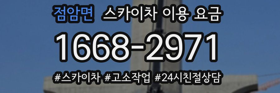점암면 스카이차 이용 요금