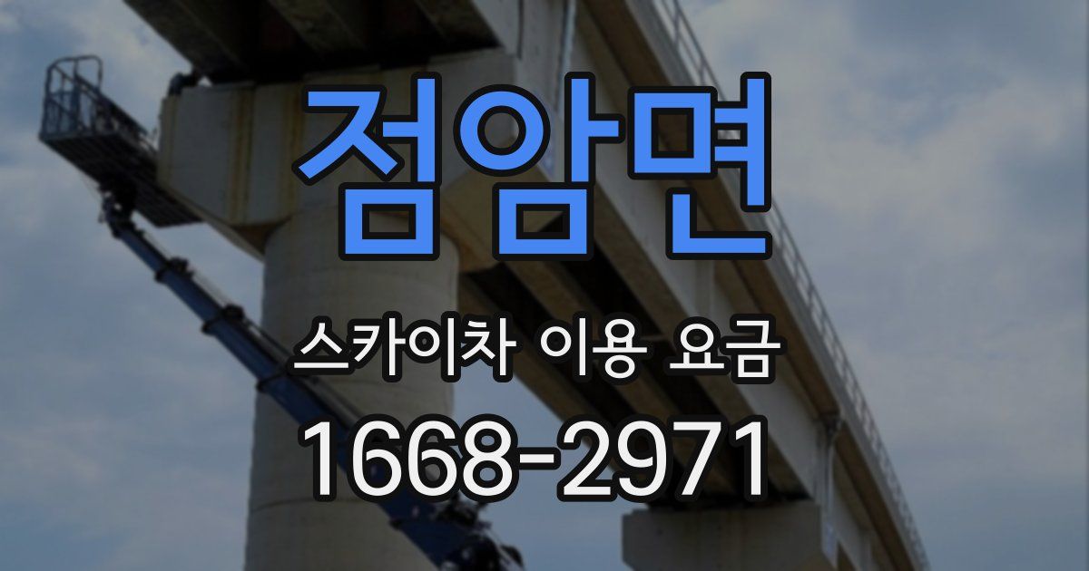점암면 스카이차 이용 요금