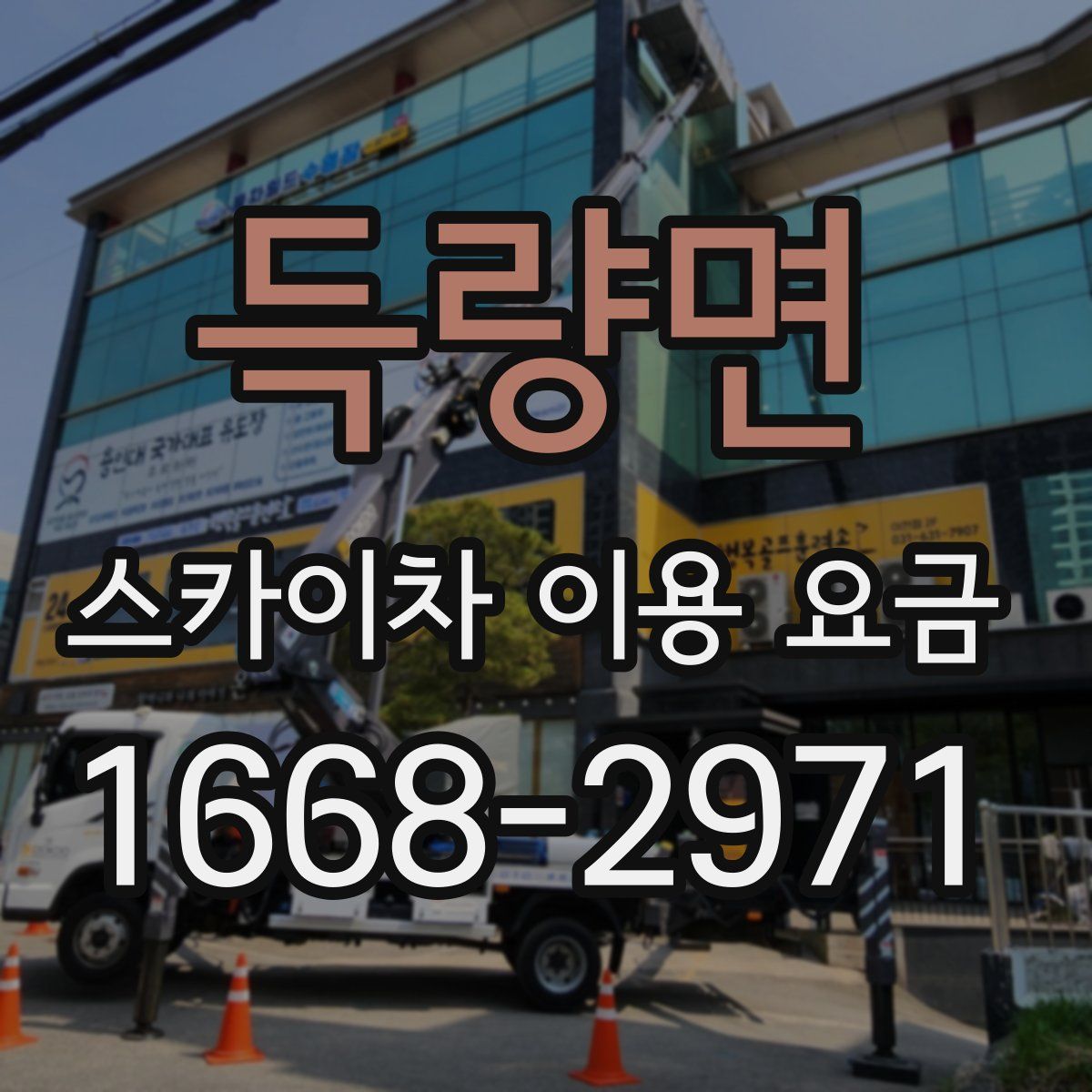 득량면 스카이차 이용 요금