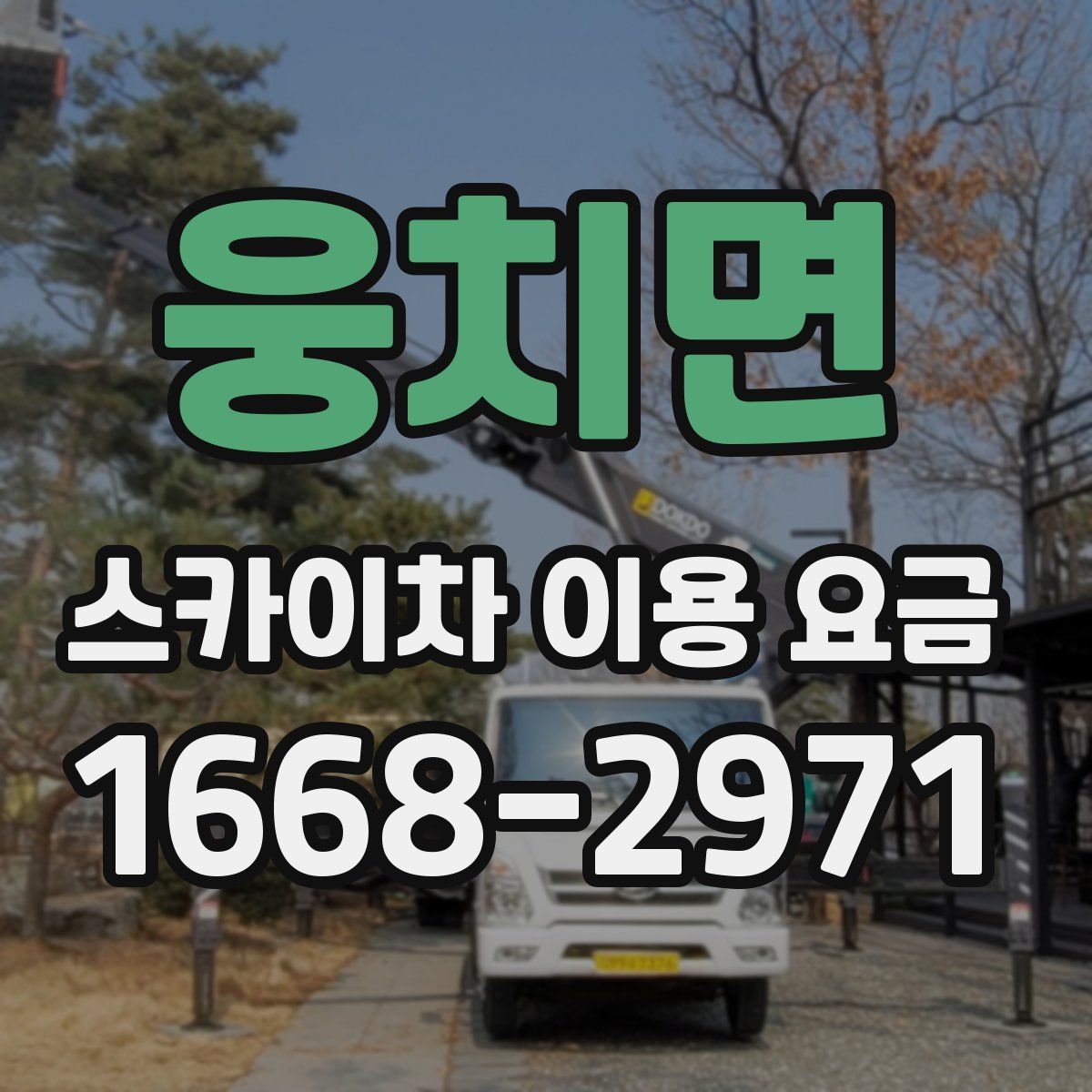 웅치면 스카이차 이용 요금