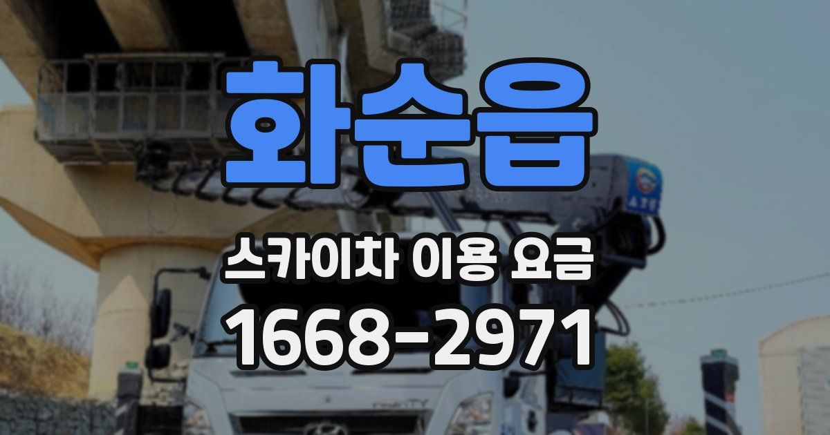 화순읍 스카이차 이용 요금