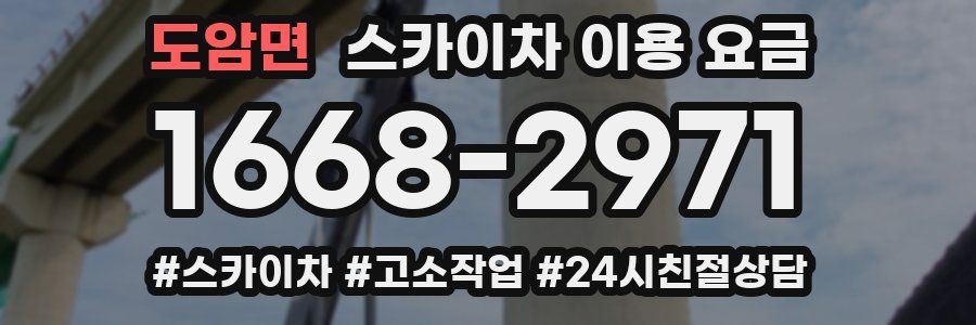 도암면 스카이차 이용 요금