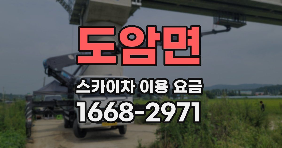 도암면 스카이차 이용 요금
