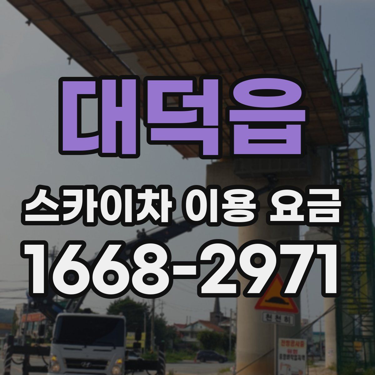대덕읍 스카이차 이용 요금