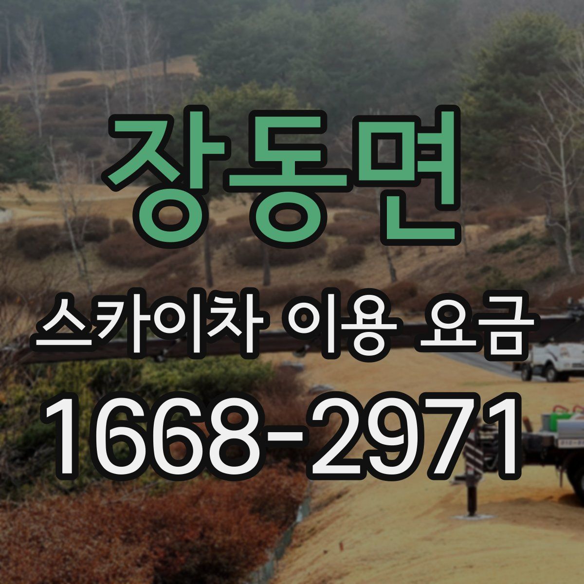 장동면 스카이차 이용 요금