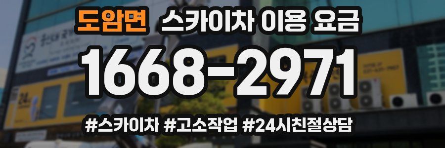 도암면 스카이차 이용 요금