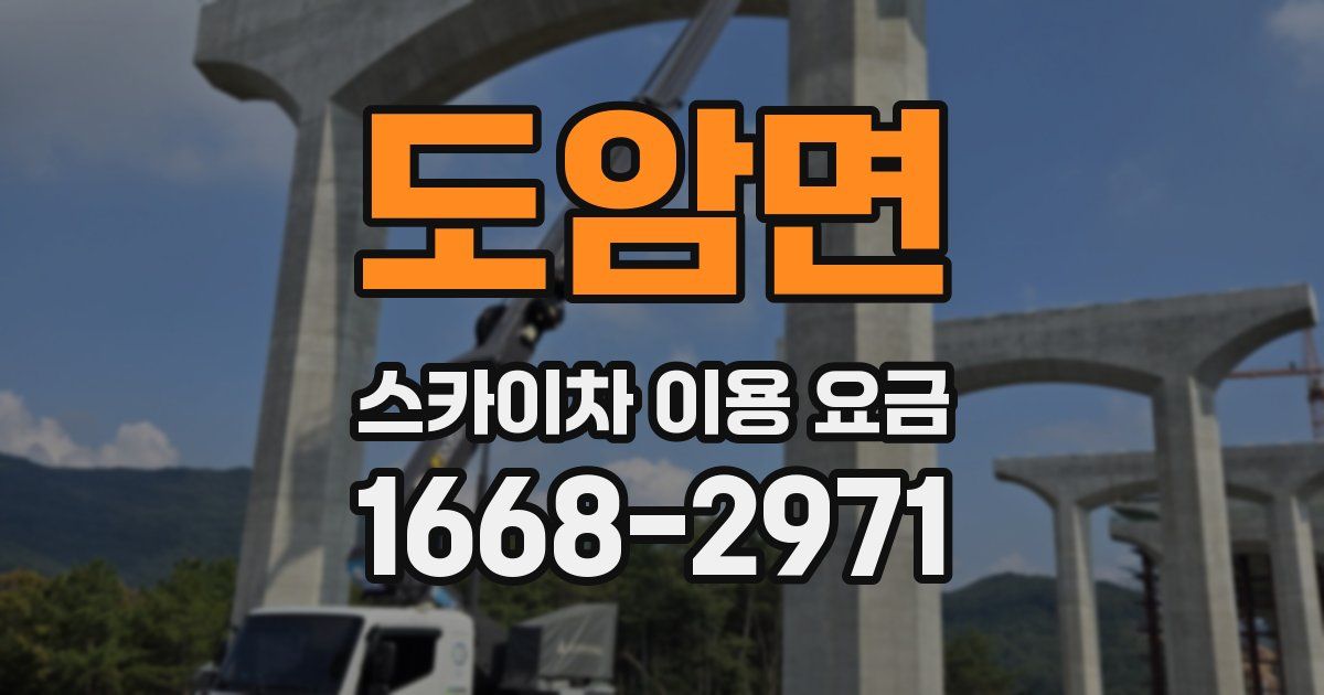 도암면 스카이차 이용 요금