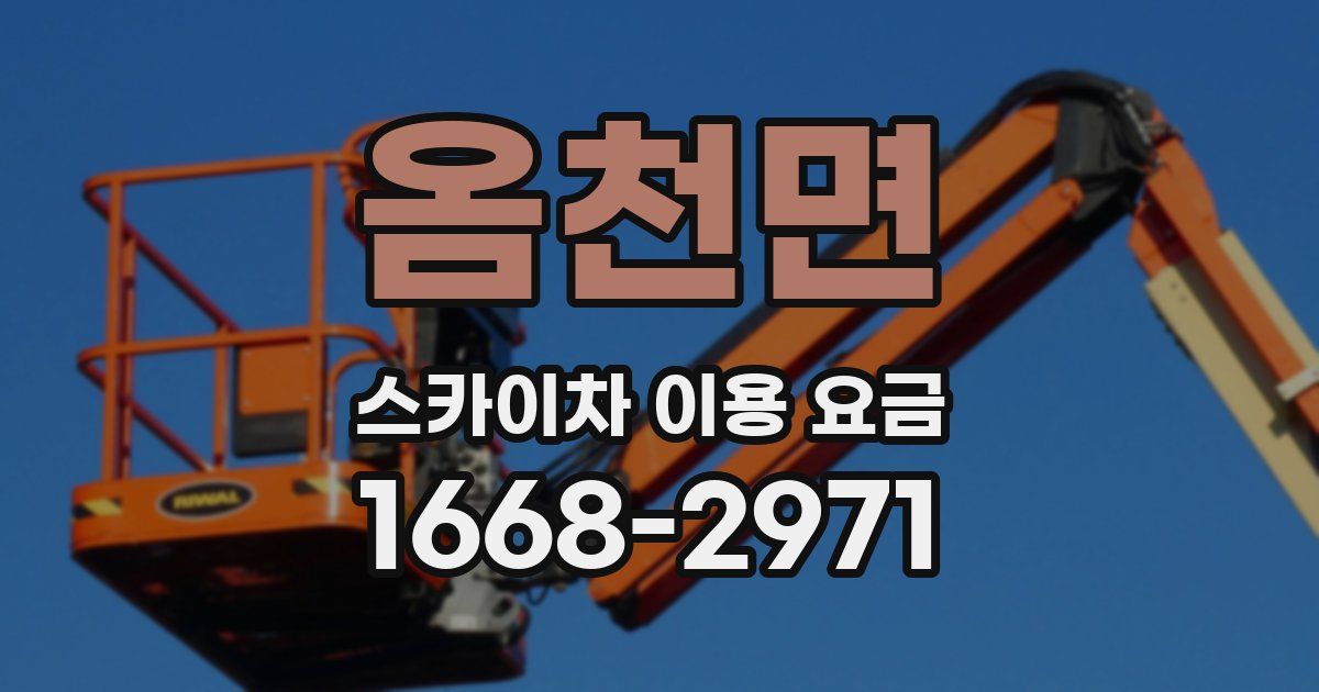 옴천면 스카이차 이용 요금