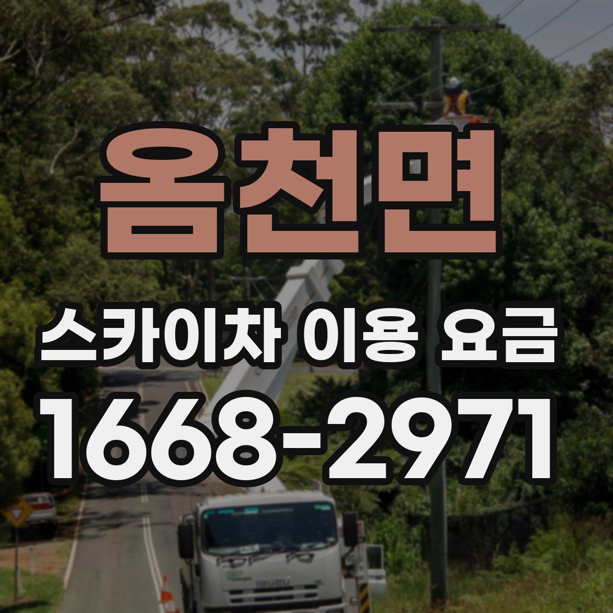 옴천면 스카이차 이용 요금