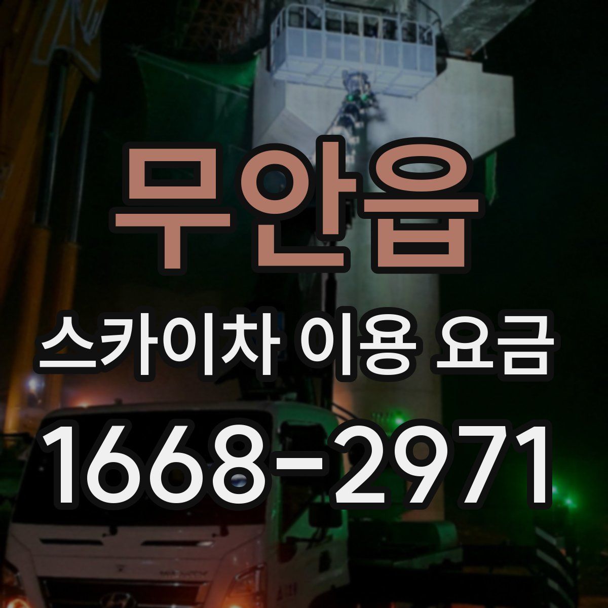 무안읍 스카이차 이용 요금