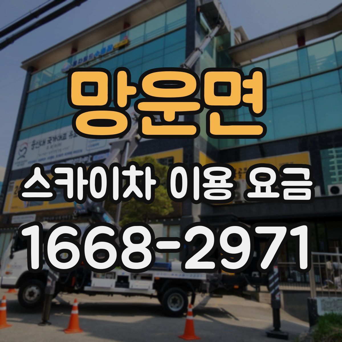 망운면 스카이차 이용 요금