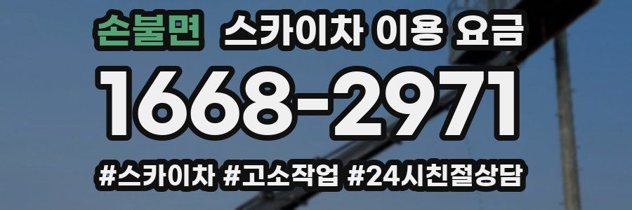 손불면 스카이차 이용 요금