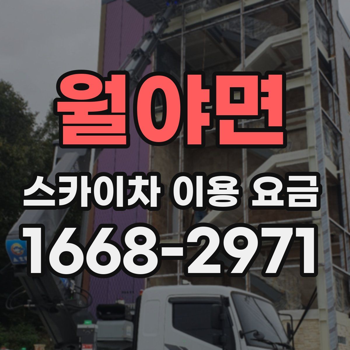 월야면 스카이차 이용 요금
