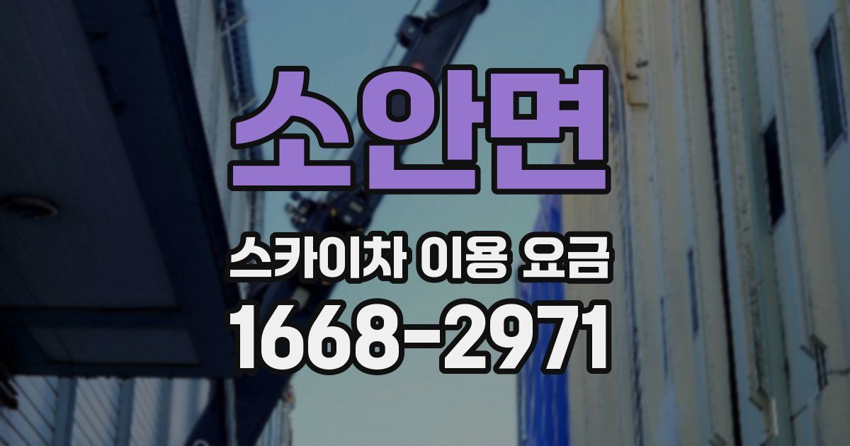 소안면 스카이차 이용 요금