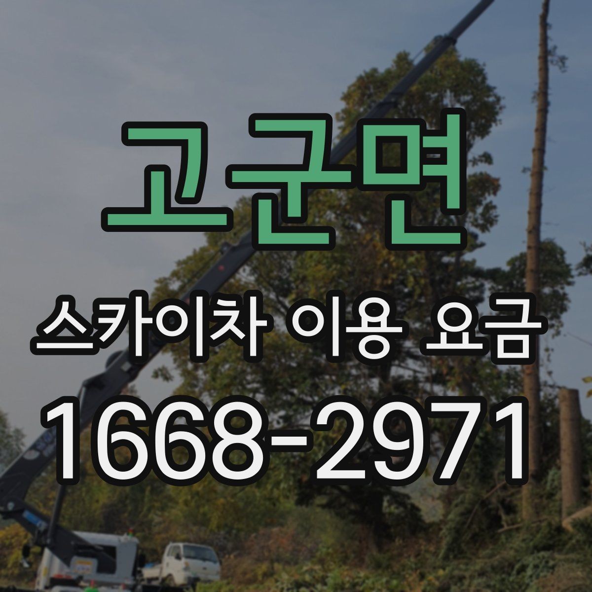고군면 스카이차 이용 요금 안내, 초보자도 이해하기 쉽게